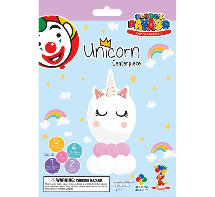 Unicorn Centre Piece Kit (10pc)