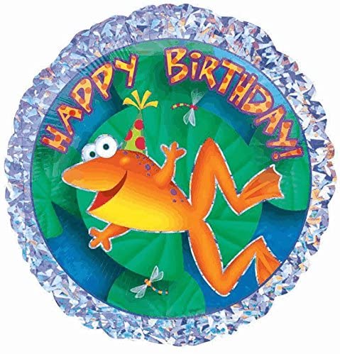 18'' Frog Happy Birthday Foil