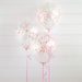 Clear Latex Balloons With Neon Confetti 12'', 6Ct