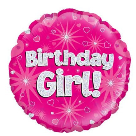 18'' Birthday Girl Foil Balloon