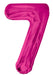 Giant Pink Foil Number '7' Balloon