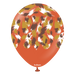 12" Rust Orange Safari Savanna Print Balloons (25pk)