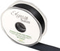 Black Double Faced Satin Ribbon 25mm X 20M