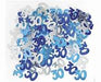 Glitz Blue 30 Birthday Confetti 14G