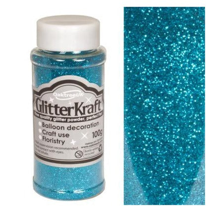 Fine Kraft Turquoise Glitter 100G