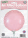 Matte Pink Round (9 Inch) Packaged 5pk