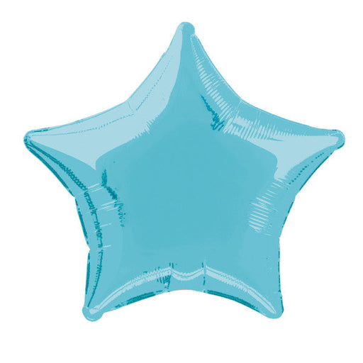 Solid Star Foil Balloon 20'',  - Baby Blue
