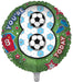 Football / Soccer 8th Birthday 18 Inch Foil Balloon