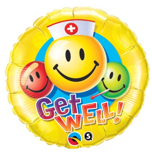18'' Get Well Smiley Faces
