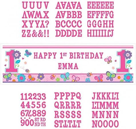 Sweet Birthday Girlpersonalise Banner