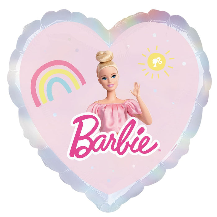 Barbie Vibes Heart Shaped Foil Balloon 18''