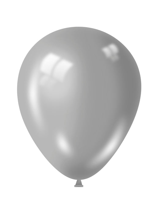 12" Silver Shiny Balloons 15pk