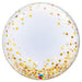 24'' Confetti Dots Gold Deco Bubble