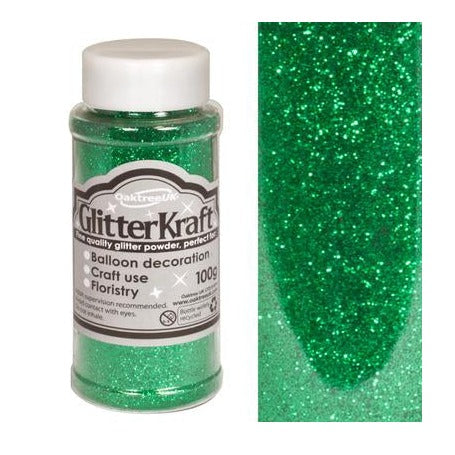 Fine Kraft Emerald Green Glitter 100G