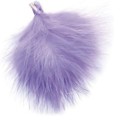 Lilac Wedding Decorative Feathers 40pc