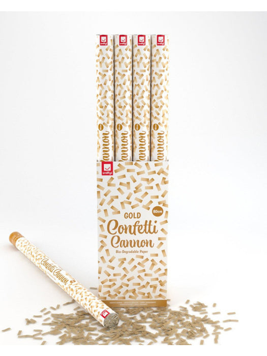 Gold Confetti Cannon 80cm