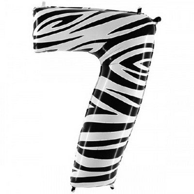 34'' Zebra Number 7 