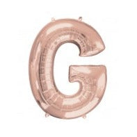 34'' Shape Foil Letter G - Rose Gold (Anagram)