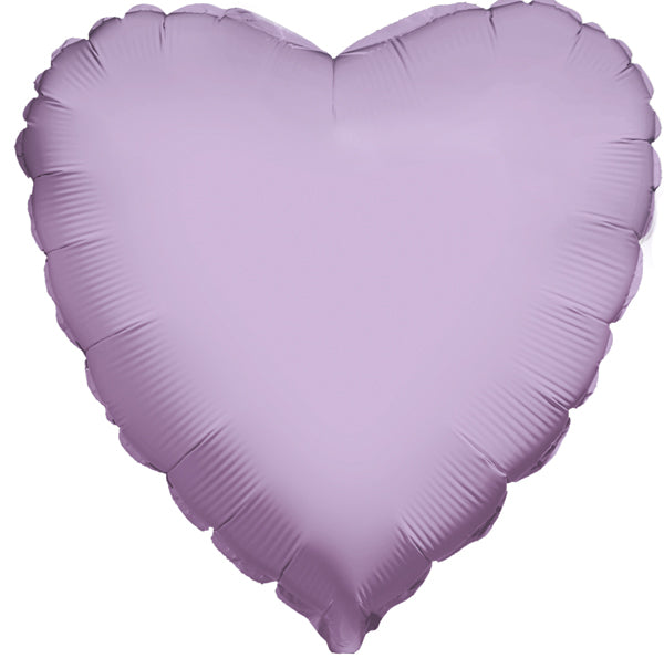 18'' Packaged Heart Lavender Foil Balloon