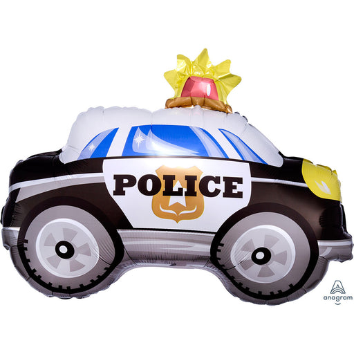 24' Junior Shape Police Car Foil Balloon