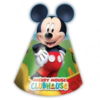 Playful Mickey Mouse Hats 6pk