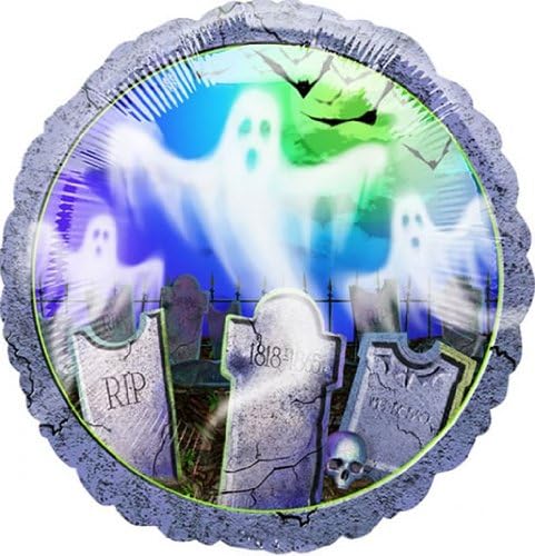 Halloween Ghosts At Graveyard 18''