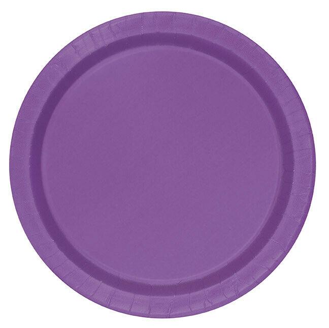 Light Purple Paper Party Plates 8pk
