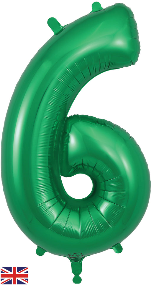 34" Number 6 Green