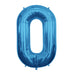 34'' Shape Foil Number 0 - Blue (North Star)