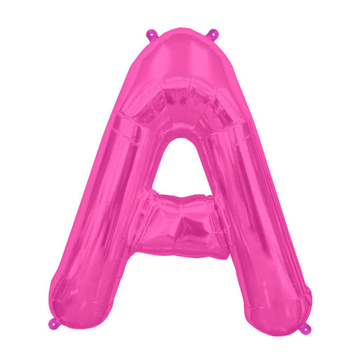 16'' Foil Letter A - Magenta Packaged Air Fill
