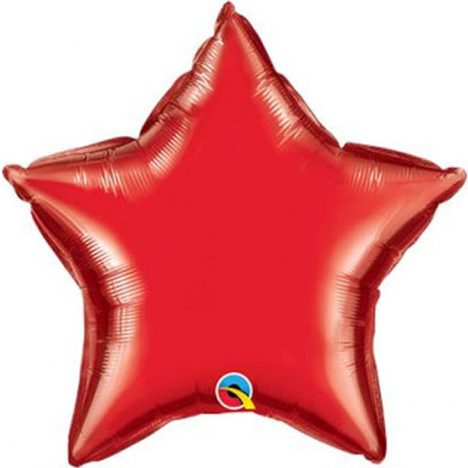 9 Inch Red Star Foil (Flat)