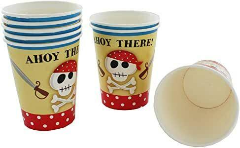 Pirate Party Paper Cups 8pk