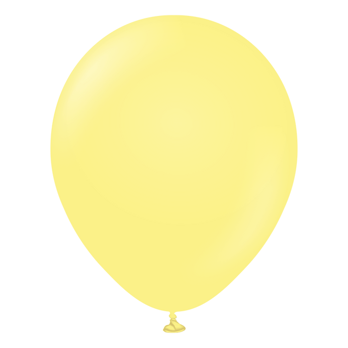 Kalisan Latex Balloons 18 Inch (25pk) Macaron Yellow Balloons