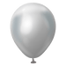 Kalisan Latex Balloon 5 Inch (50pk) Mirror Silver Balloons