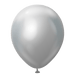Kalisan Latex Balloon 12 Inch (50pk) Mirror Silver Balloons