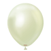 Kalisan 18 Inch (25pk) Mirror White Gold Balloons
