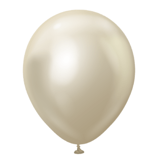 Kalisan Mirror White Gold Balloons