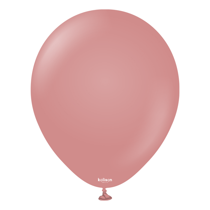 Kalisan Latex Balloons 12 Inch (100pk) Retro Rosewood Balloons