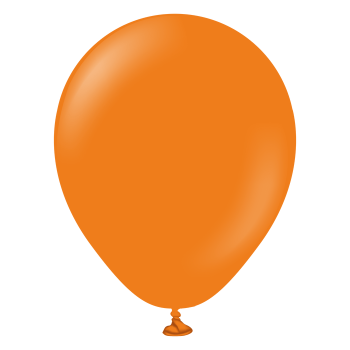 Kalisan Latex Balloons 5 Inch (100pk) Standard Orange Balloons