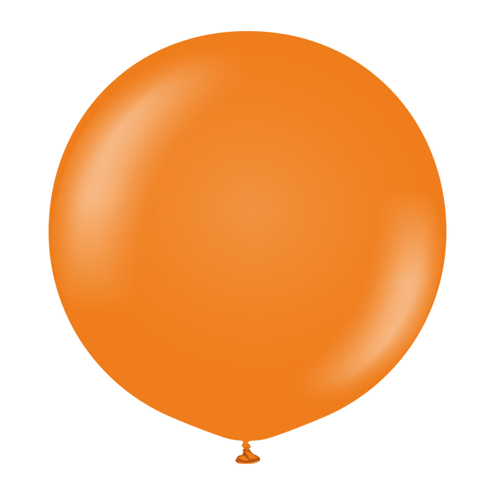 Kalisan Latex Balloons 24 Inch (2pk) Standard Orange Balloons