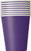 Deep Purple Paper Party Cups 8pk
