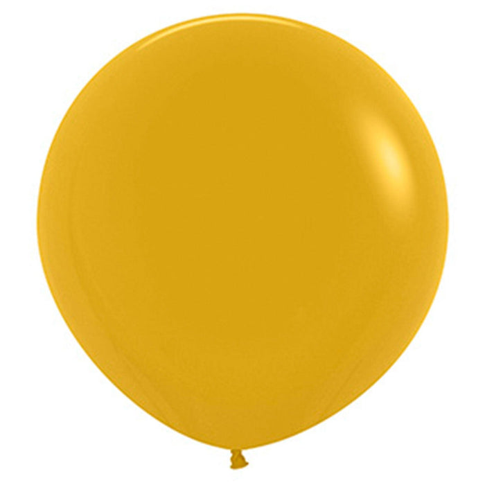 Sempertex Latex Balloons 24 Inch (3pk) Fashion Mustard Balloons