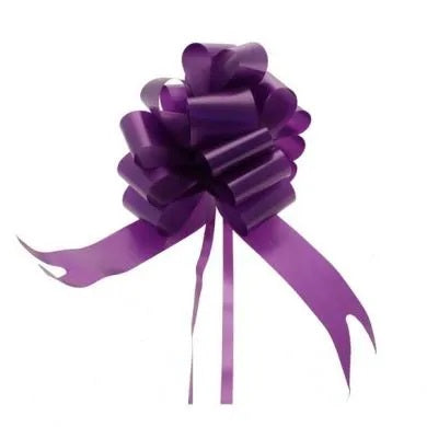 Purple 500mm Pullbows 20pc