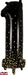 34" Number 1 Sparkling Fizz Holographic Black and Gold