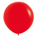 Sempertex Latex Balloons 24 Inch (3pk) Fashion Red Balloons