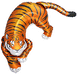 10 Inch Mini Tiger Foil (Flat)