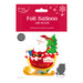 Sleigh Standing Foil Balloon 60 X 64Cm