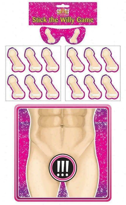 Stick the Willy Hen Party Game