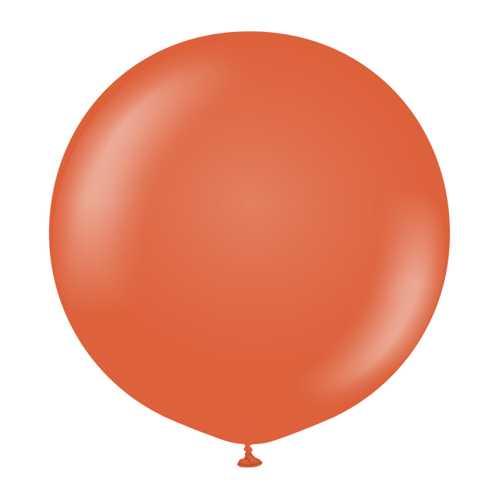 Retro Rust Orange Balloons