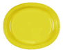 Sunflower Yellow Oval Serving Plates 8pk